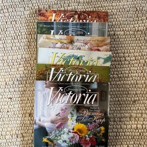 Vintage Victoria Magazine Collection - set of 6 from 1994​​​